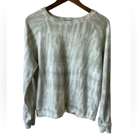 Rails Theo Mint Green Tie Dye Crewneck Sweatshirt - Picture 4 of 10